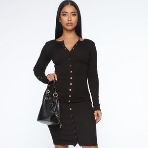 Vintage Jams Dress - Black